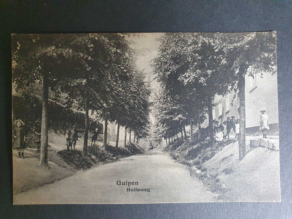 ansicht GULPEN Holleweg PRACHTKAART, Ophalen of Verzenden, Voor 1920, Limburg