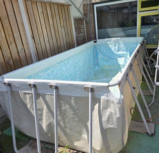 Avenli zwembad 4 x 2 x 1m., Tuin en Terras, Zwembaden, Ophalen, Gebruikt, 200 tot 300 cm, 80 tot 120 cm
