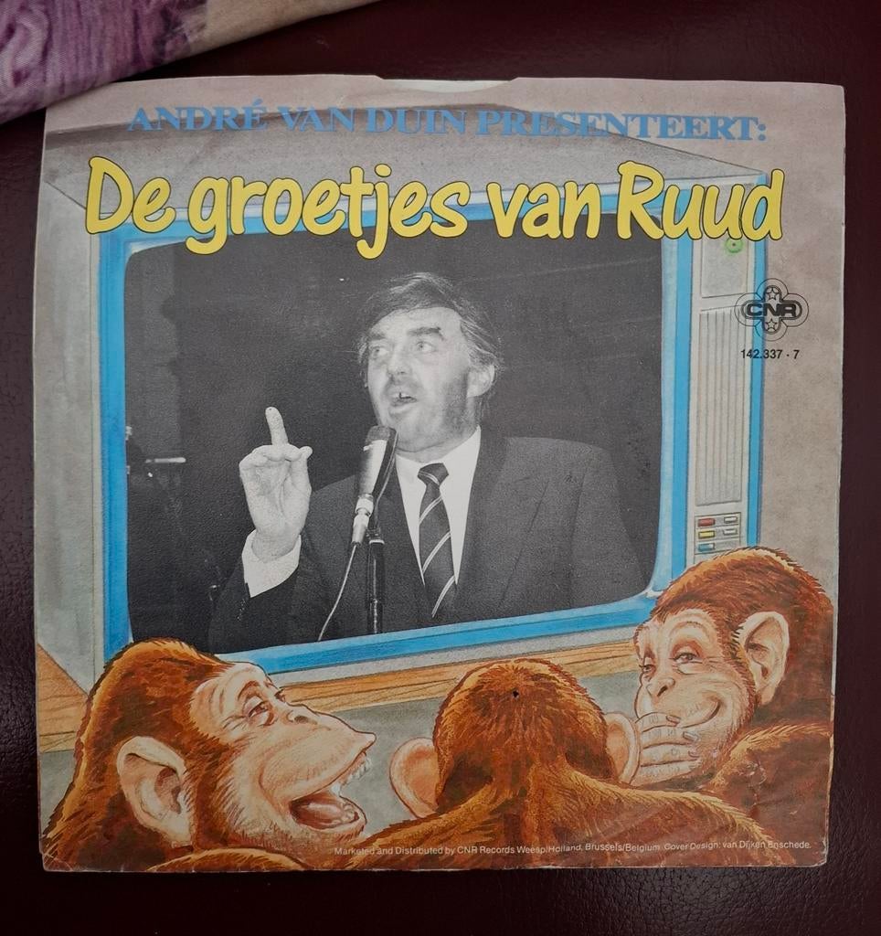 Andre van Duin Mijn naam is jaap / de groetjes van Ruud, Overige formaten, 1980 - 1989, Ophalen of Verzenden, Zo goed als nieuw