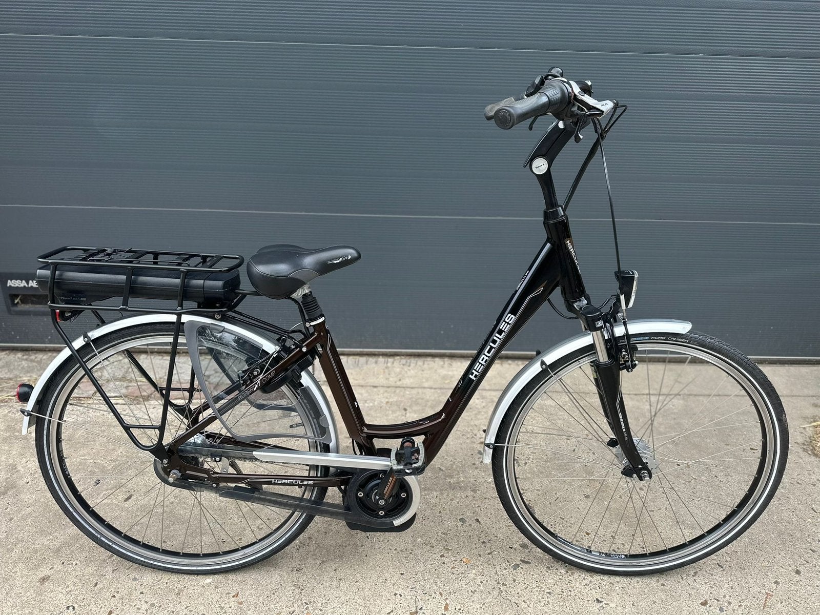 Electrische hercules bosch middenmotor lage maat 46, Versnellingen, Zo goed als nieuw, Minder dan 47 cm, Ophalen