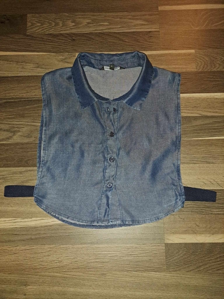 Los kraagje, Ulla Popken, zgan, Ophalen of Verzenden, Zo goed als nieuw, Maat 46/48 (XL) of groter, Blauw