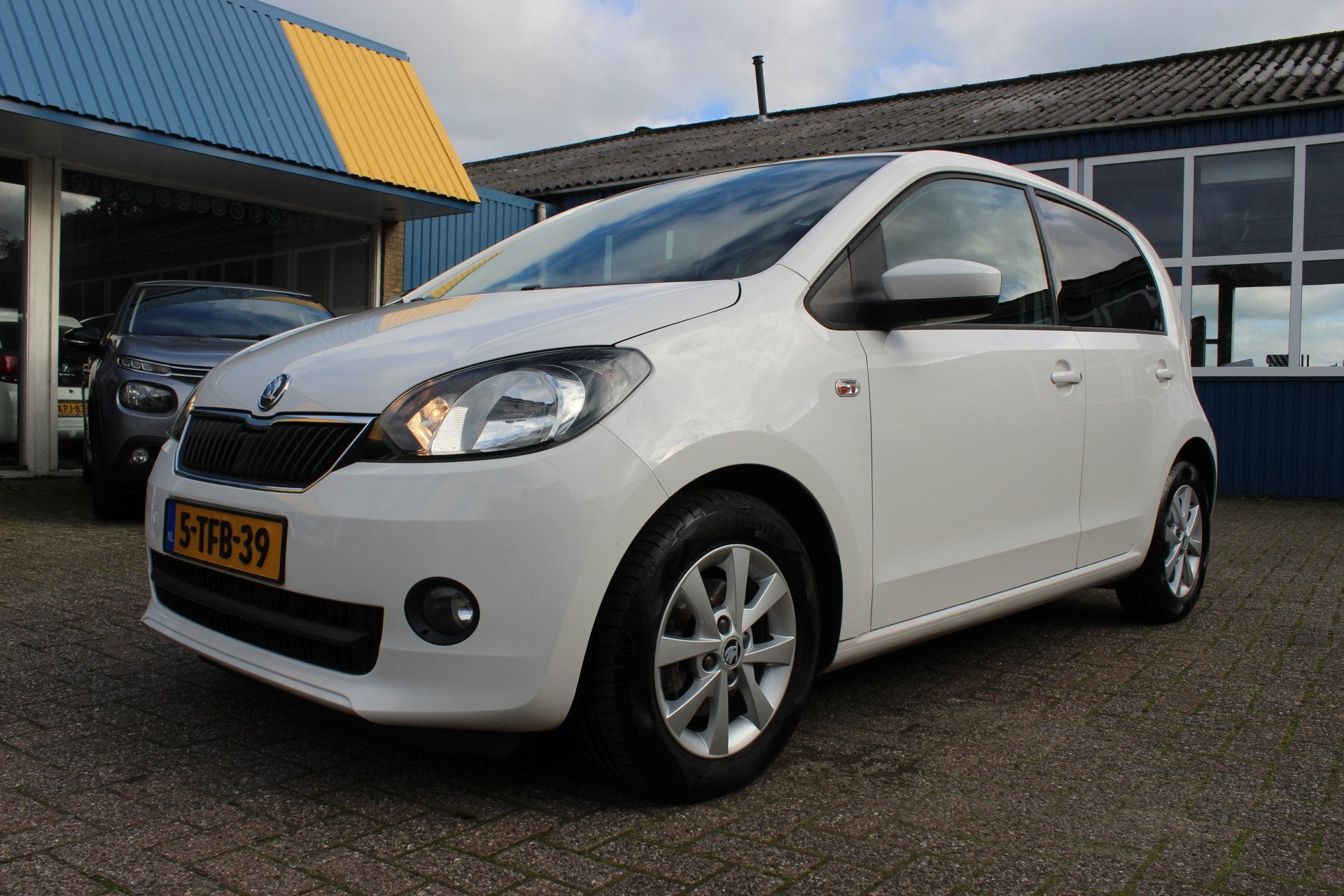 Skoda Citigo 1.0 "Elegance" 5 deurs Airco - Pdc - Carplay, Auto's, Voorwielaandrijving, Euro 5, Stof, Gebruikt