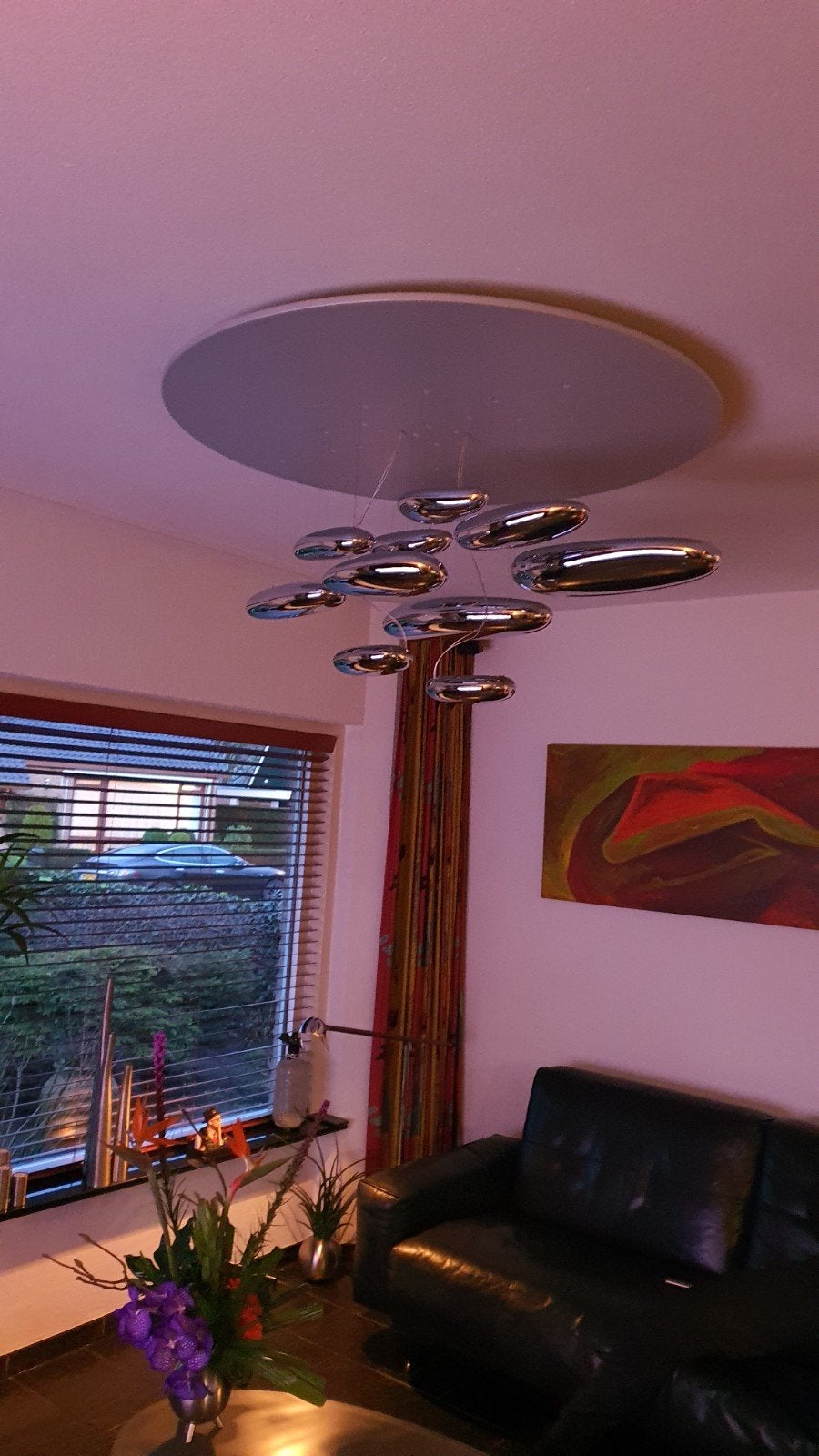 Artemide Mercury Sospensione Hanglamp LED - Ross Lovegrove, Huis en Inrichting, Lampen | Hanglampen, Ophalen, Zo goed als nieuw