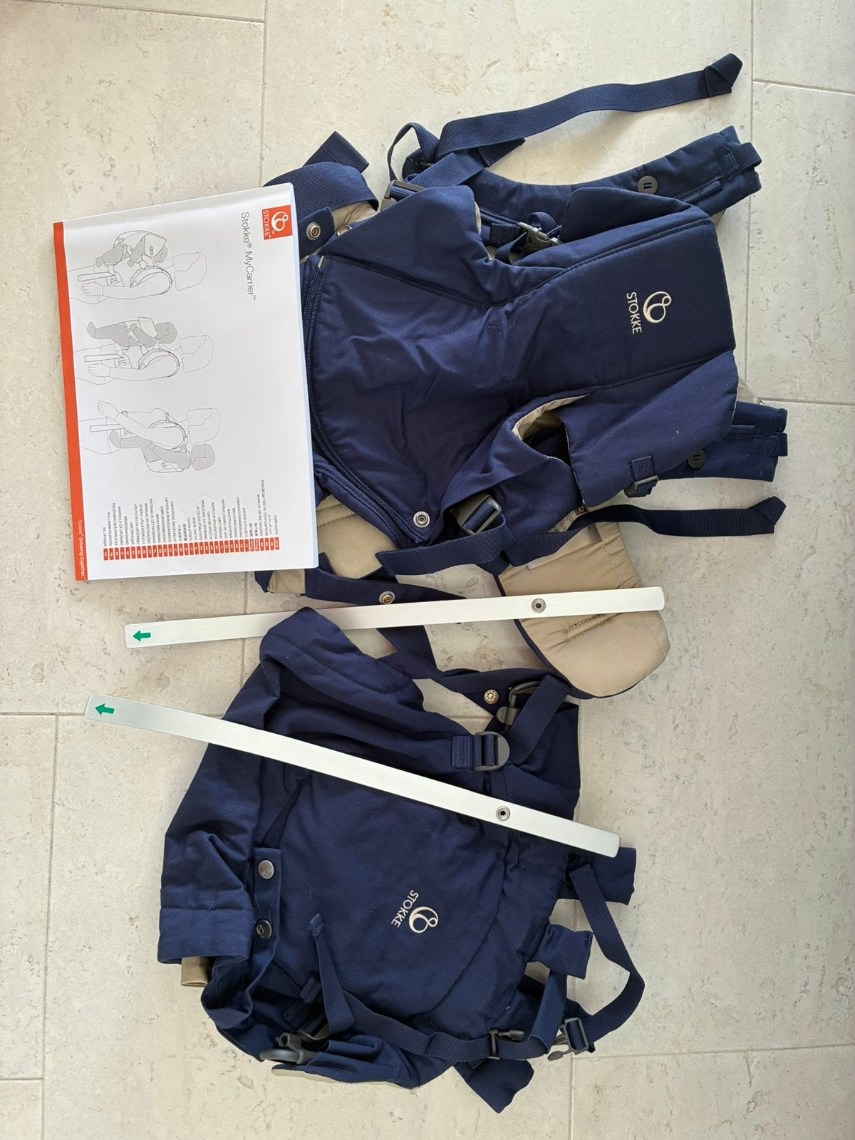 Stokke My Carrier draagzak blauw, Overige merken, Buik of Rug, Ophalen of Verzenden, Zo goed als nieuw