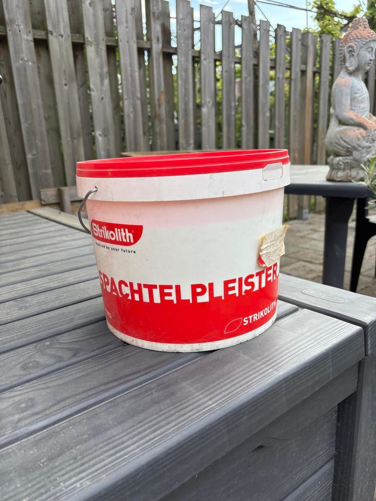 Strikolith Spachtelpleister - Wit ongeopend 17kg, Doe-het-zelf en Verbouw, Ophalen, Wit, Nieuw, Verf