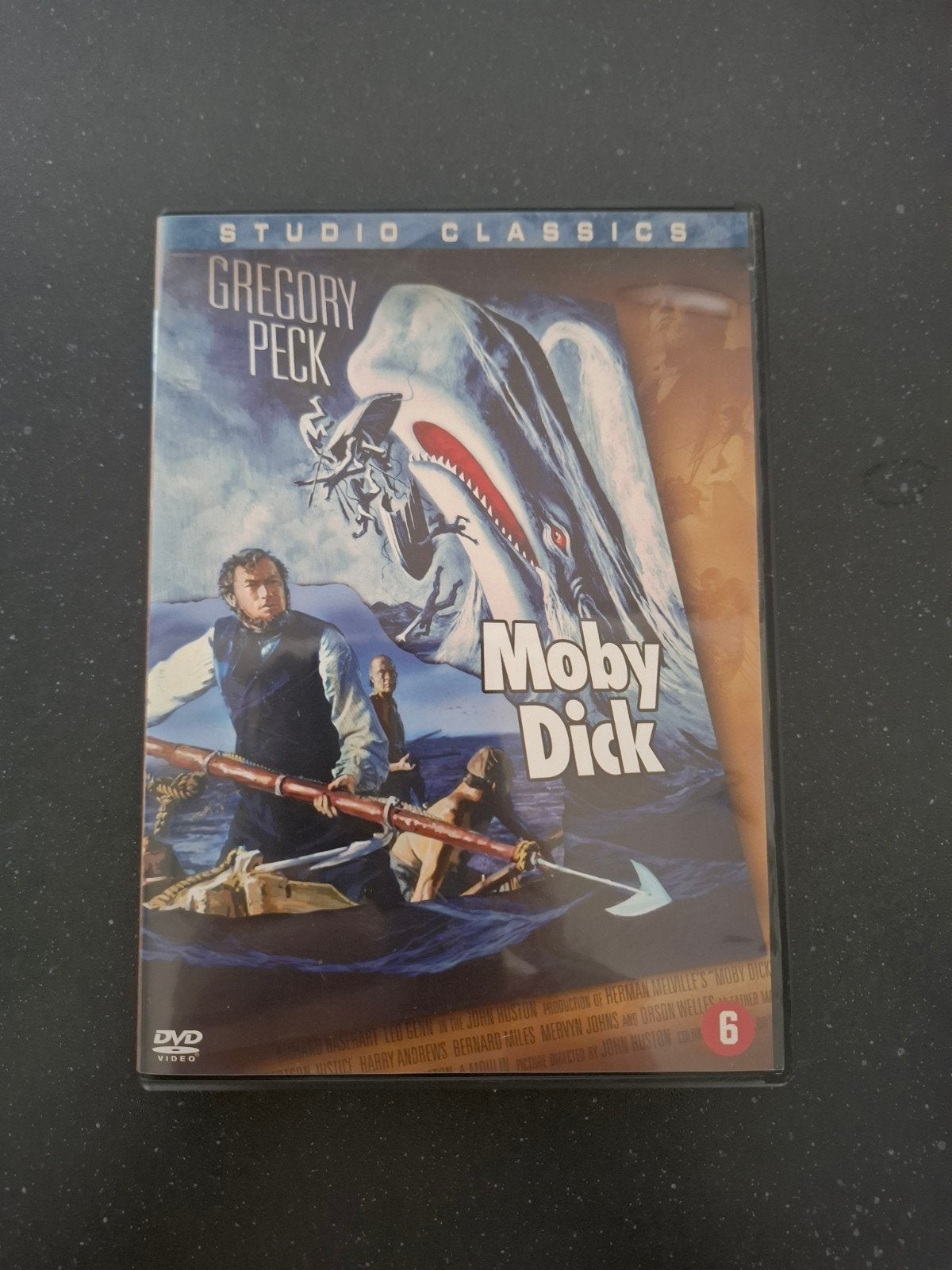 Moby Dick DVD - Gregory Peck, Gebruikt, Historisch of Kostuumdrama, Italiaans, Ophalen of Verzenden