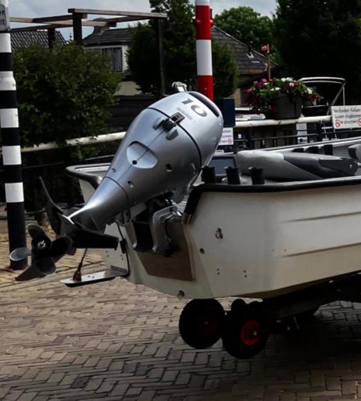 Honda 10 pk 4takt, Ophalen, Zo goed als nieuw, Benzine, 5 tot 10 pk