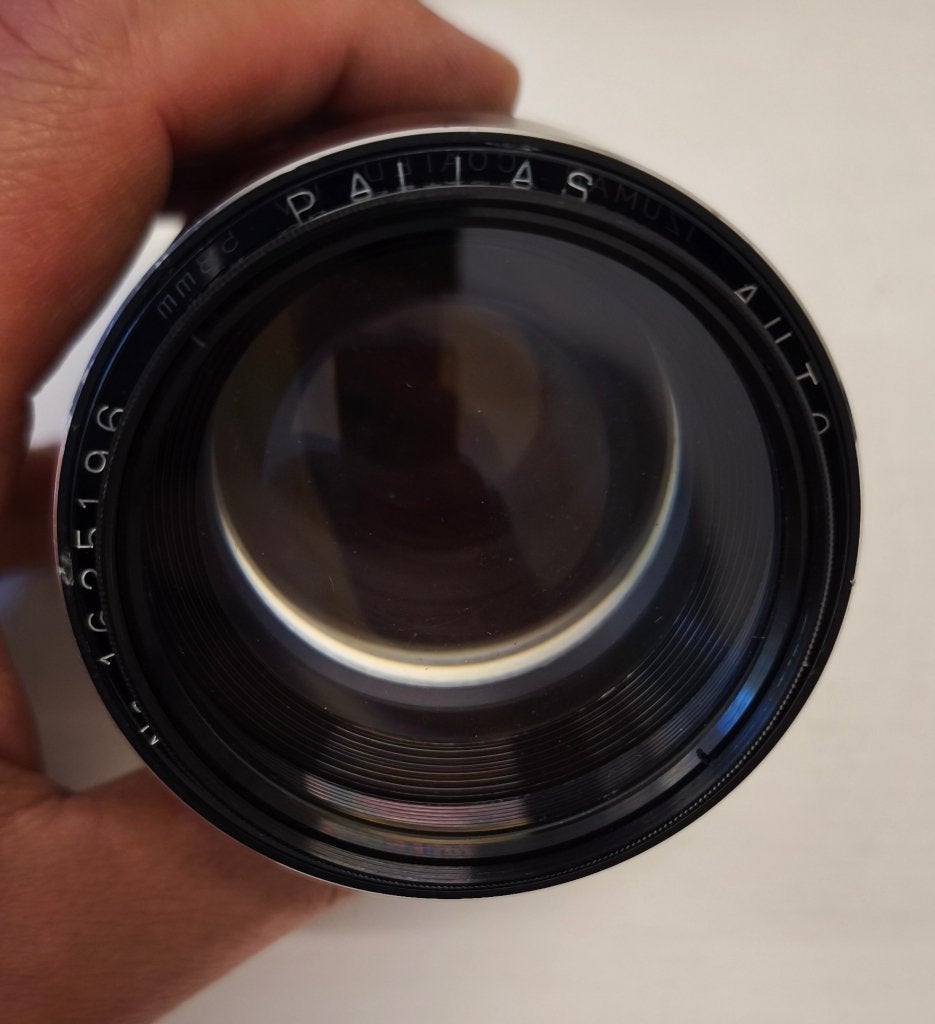 Pallas Auto 135mm f/2.8 Portrait Lens, Ophalen, Gebruikt, Telelens