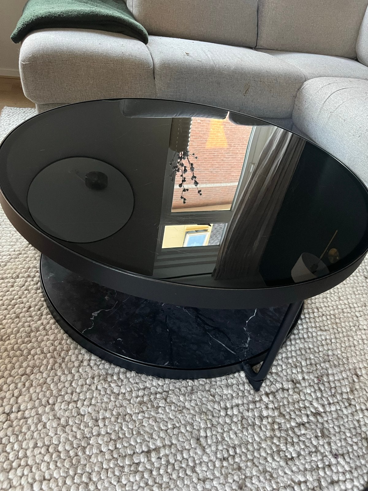 IKEA Frötorp salontafel, Huis en Inrichting, Tafels | Salontafels, Ophalen, Gebruikt, 50 tot 100 cm, Rond
