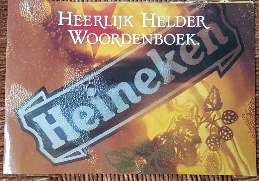 Heineken Heerlijk Helder Woordenboek - uitgave 1989 - IGST, Verzamelen, Ophalen of Verzenden, Zo goed als nieuw, Overige typen
