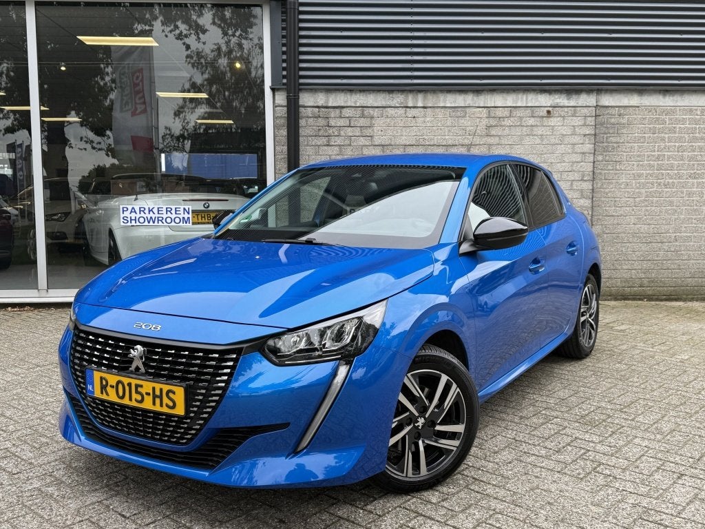Peugeot 208 1.2 PT Allure Pack DAB/Clima/Carplay/Camera, Automaat, 101 pk, Euro 6, Blauw