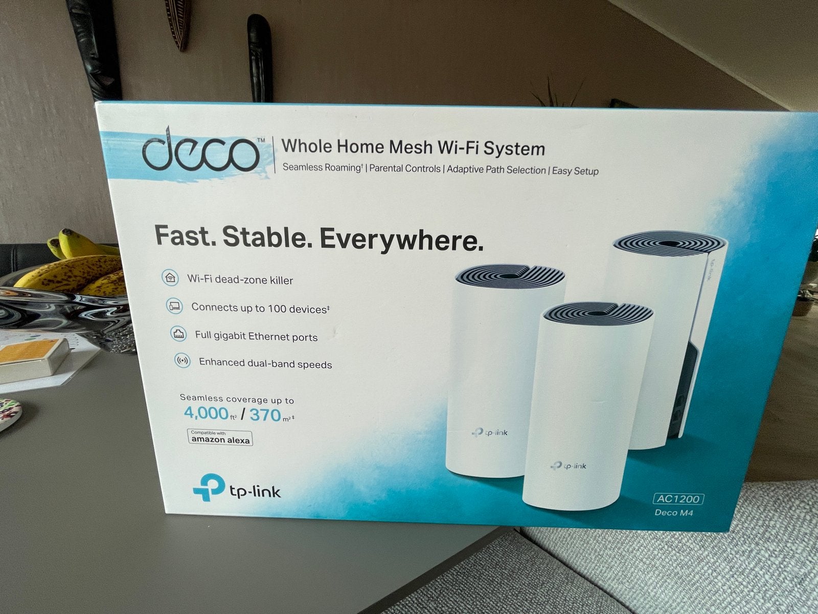 TP-Link Deco M4 Whole Home Mesh Wi-Fi Systeem (3-pack), Computers en Software, WiFi-versterkers, Ophalen of Verzenden, Zo goed als nieuw