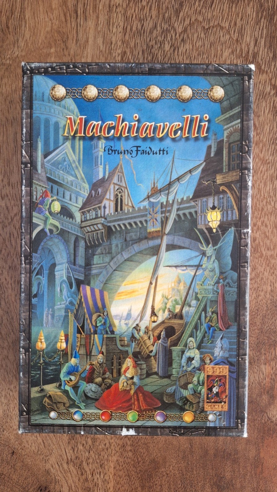 Machiavelli - Kaartspel, Een of twee spelers, Ophalen of Verzenden, Gebruikt, 999 Games