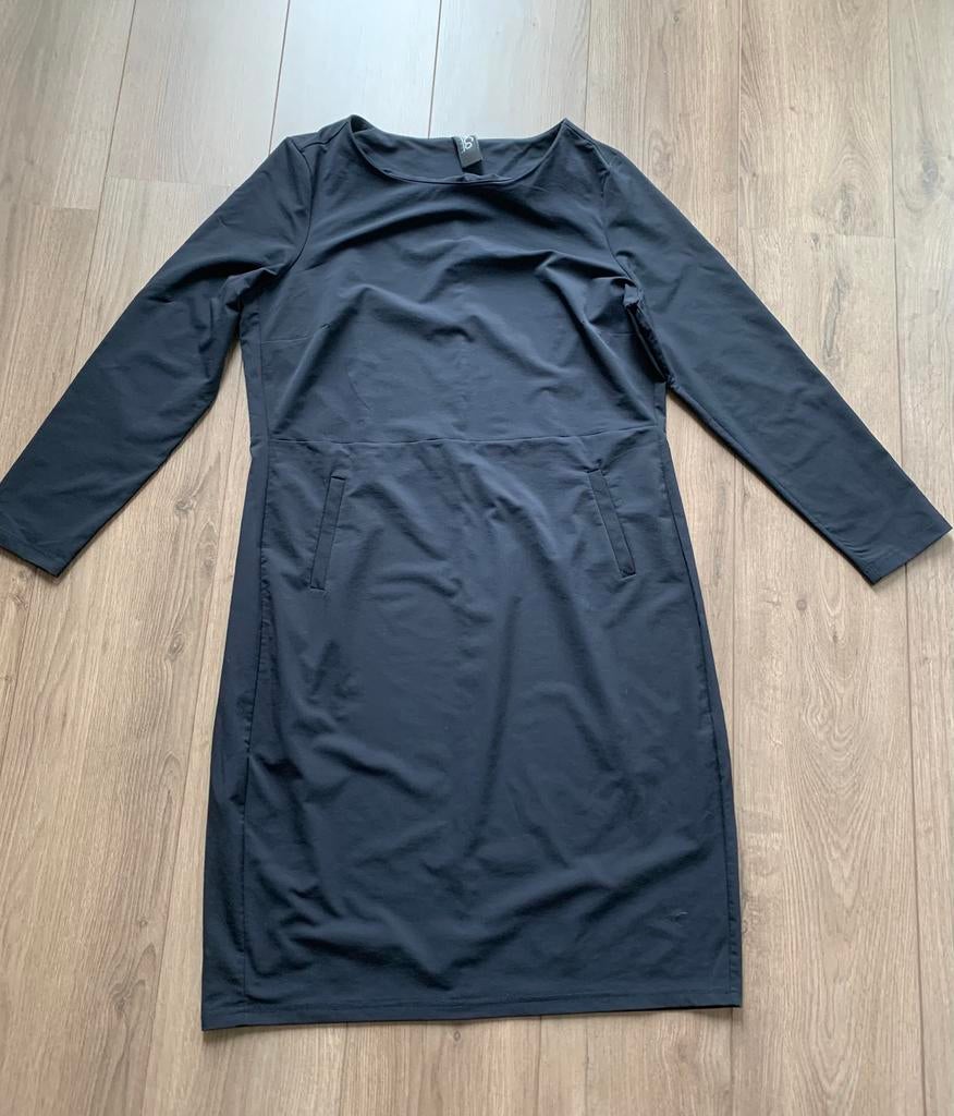 Zwarte “Pomme Dress” van &Co Woman, maat XL, Kleding | Dames, Jurken, Ophalen, Zo goed als nieuw, Maat 46/48 (XL) of groter, Zwart