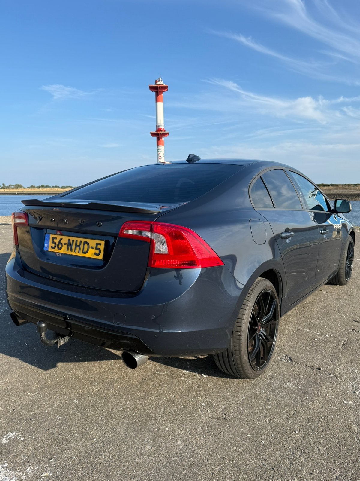Volvo S60 2.0 T AUT 2010 Blauw, Auto's, Volvo, Euro 5, 1800 kg, Zwart, 4 cilinders