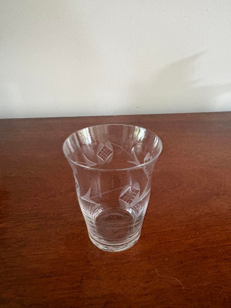 Vaasje / waterglas art noveau, Antiek en Kunst, Ophalen of Verzenden