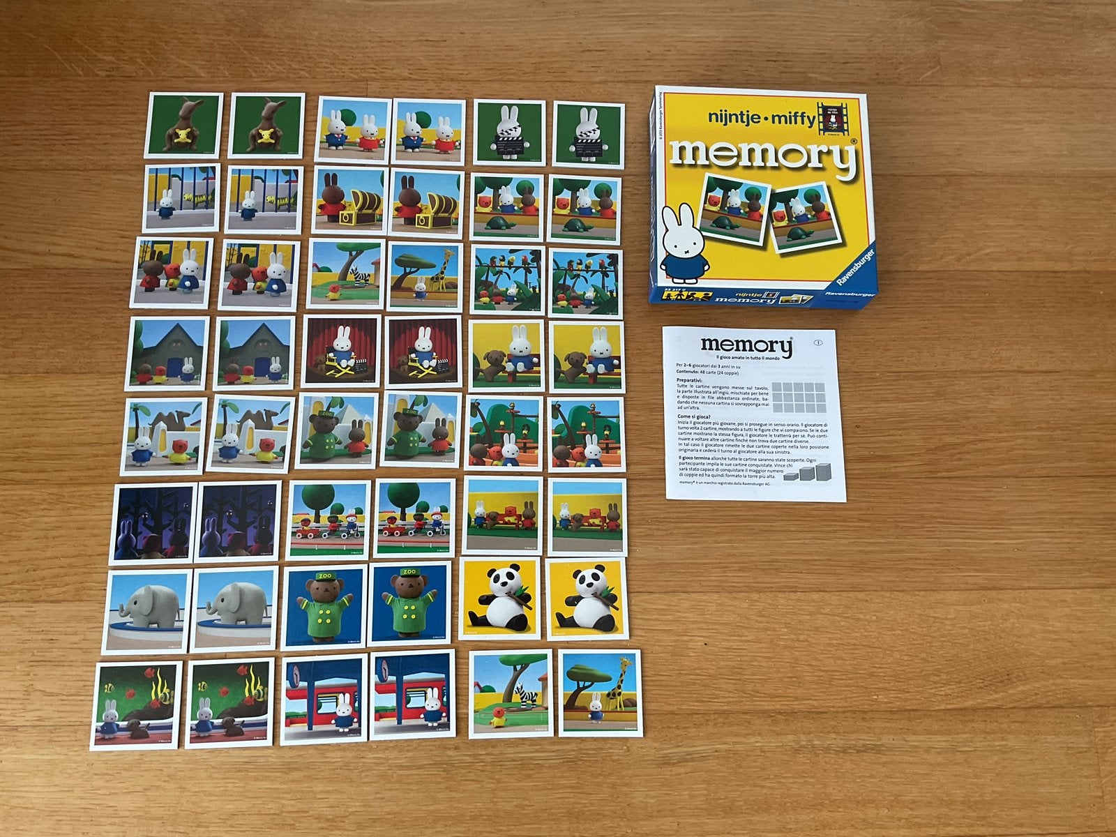 Nijntje Miffy Memory spel Ravensburger. Nieuwstaat., Ophalen of Verzenden, Zo goed als nieuw