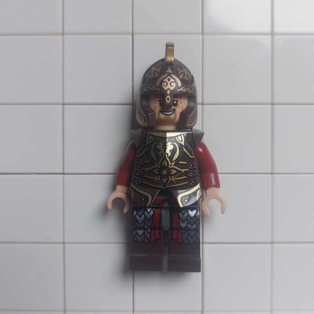 LEGO LOTR Minifig - King Theoden - lor021, Ophalen of Verzenden, Zo goed als nieuw