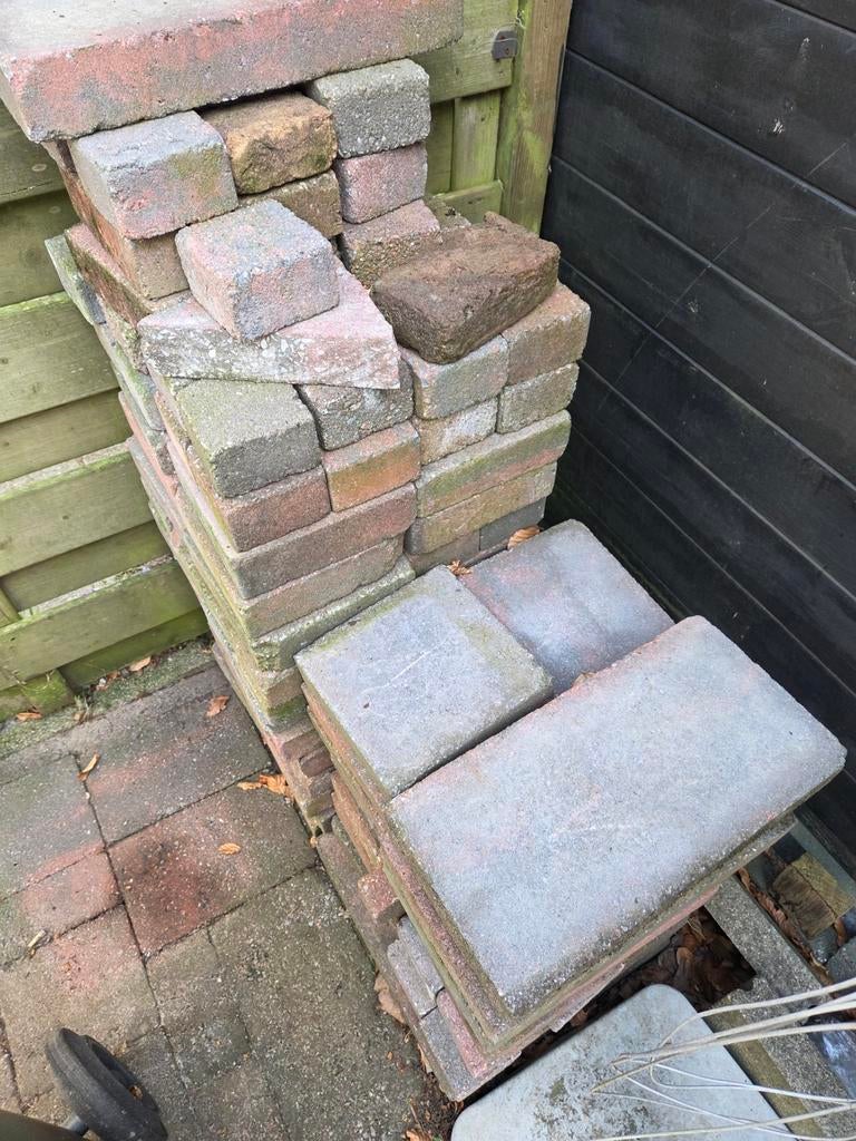 Gebruikte  tegels voor tuin of bestrating, Tuin en Terras, Tegels en Klinkers, Ophalen