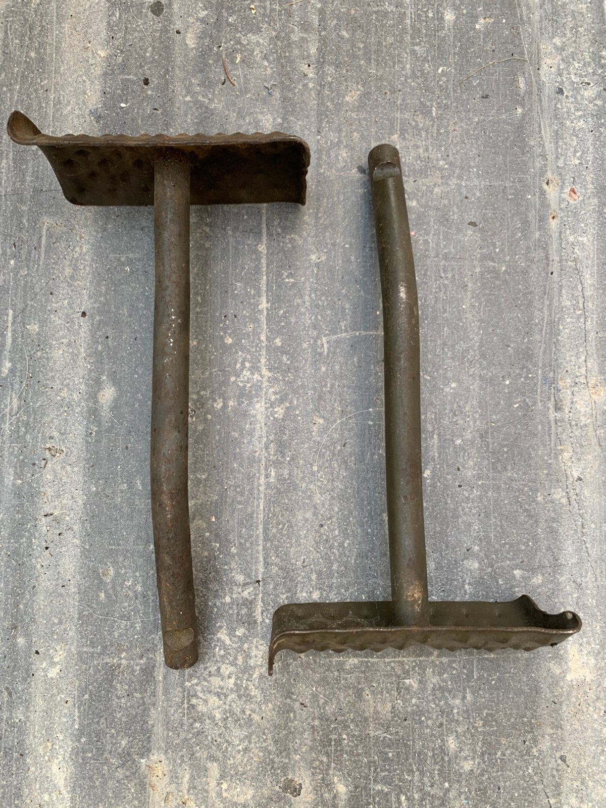 Set originele pedalen rem / koppeling Jeep legervoertuig US, Ophalen of Verzenden, Landmacht, Amerika