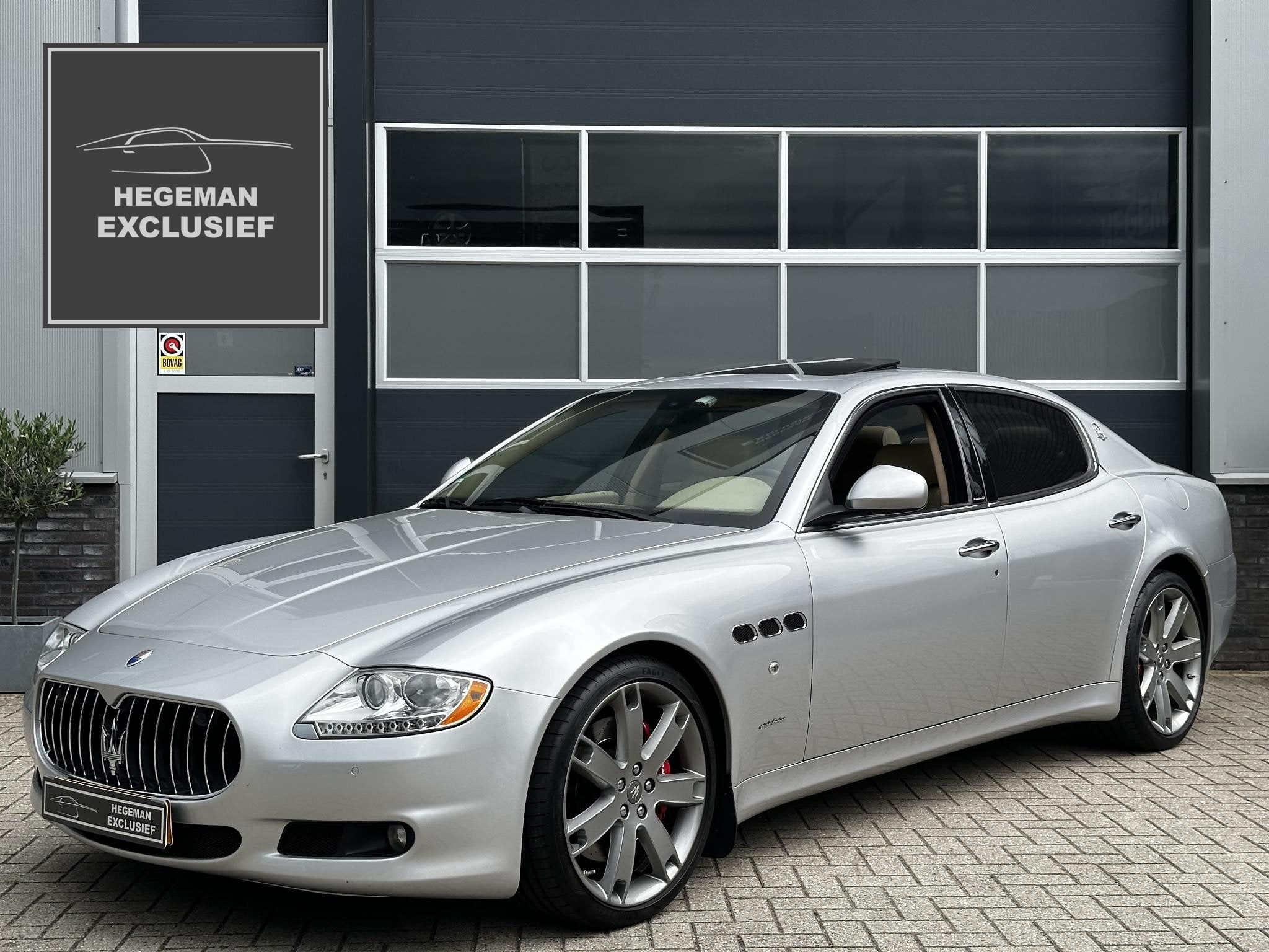 Maserati Quattroporte 4.7 S ZF | Schuif-kanteldak | Elektr., Auto's, Maserati, Automaat, Achterwielaandrijving, Met garantie (alle)