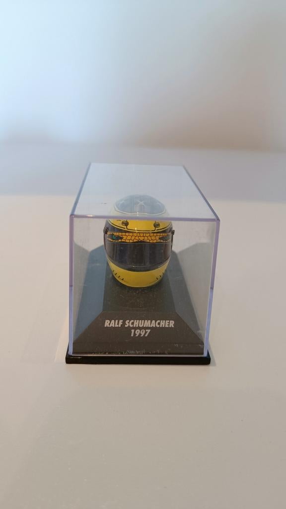 Ralf Schumacher Helm Miniatuur 1997 - Formule 1 Collectie, Verzamelen, Ophalen of Verzenden, Zo goed als nieuw