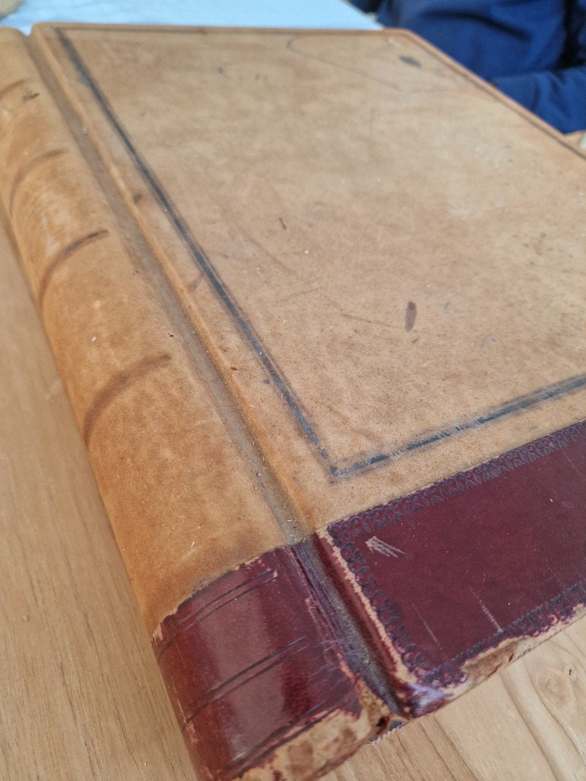 Uniek Manuscript 1945 - Groot Dik Boekwerk met Mooie Band, Ophalen of Verzenden