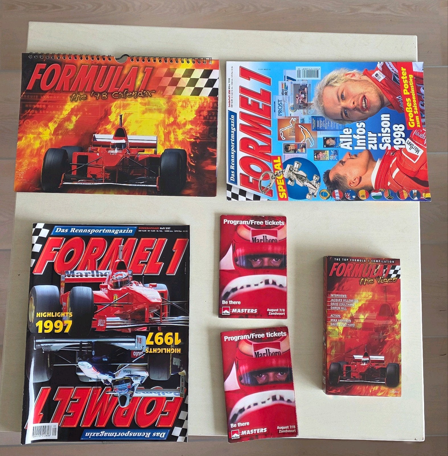 Formula 1 - The Box - 1998 (Incomplete), Ophalen of Verzenden