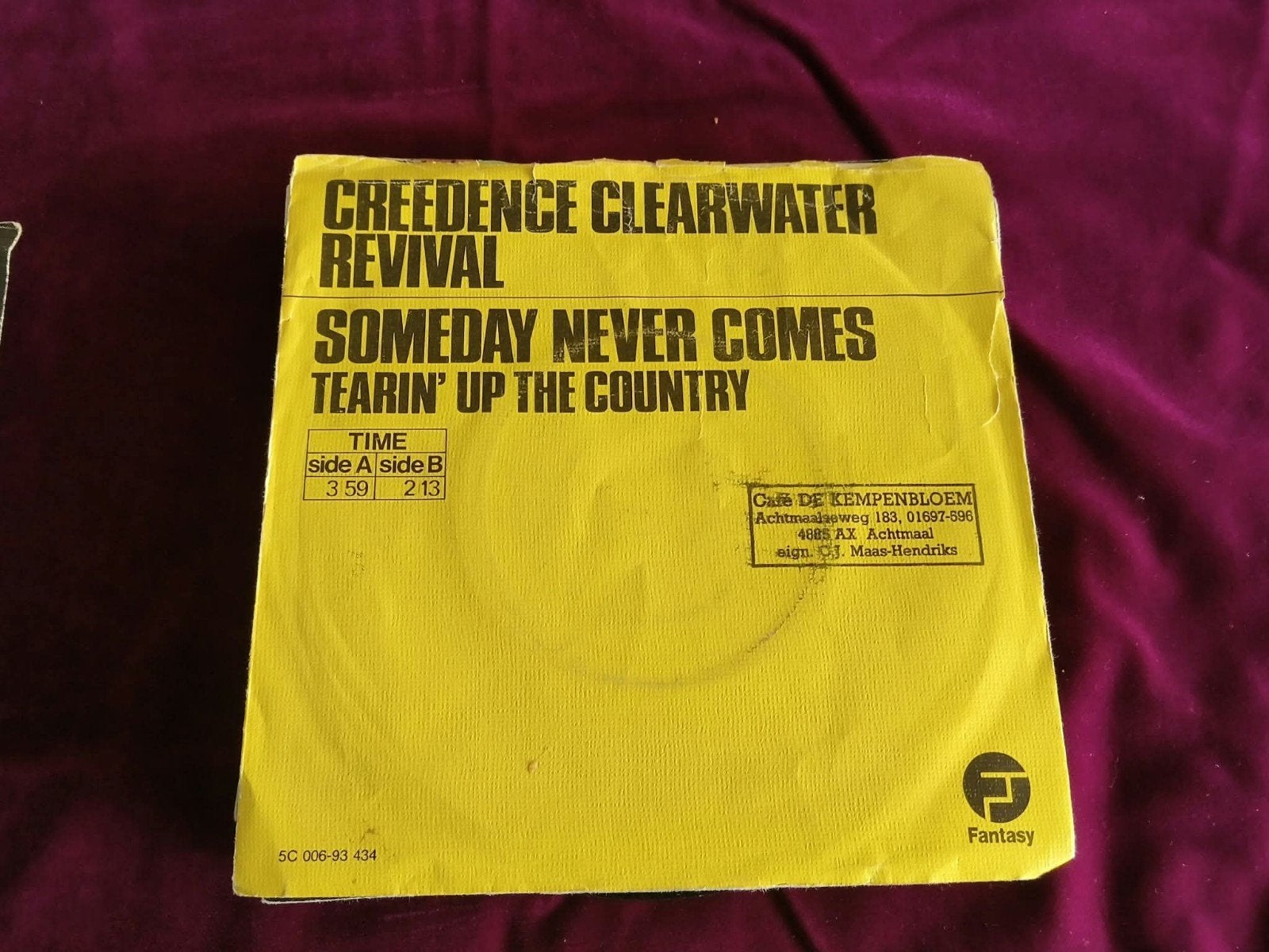 Creedence Clearwater Revival - Someday Never Comes (Single), Gebruikt, 7 inch, Ophalen of Verzenden, EP