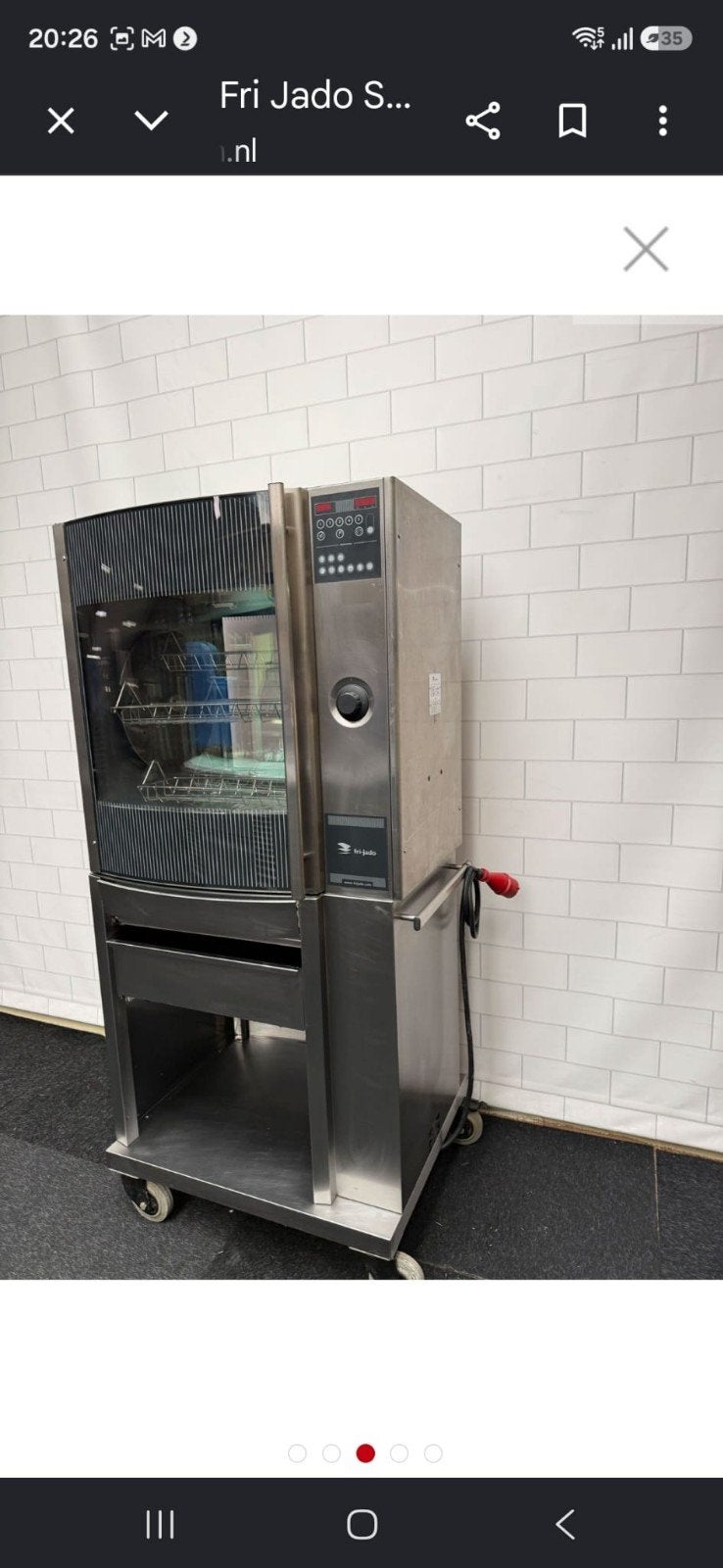 kippengrill,stg5p,380v,zgan,poelier,eurogrill,kippenspit,top, -, Frijado, Ophalen of Verzenden, Nederland