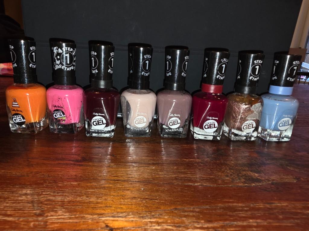 Sally Hansen Miracle Gel Nagellak Collectie, Gebruikt, Overige kleuren, Ophalen of Verzenden, Handen en Nagels