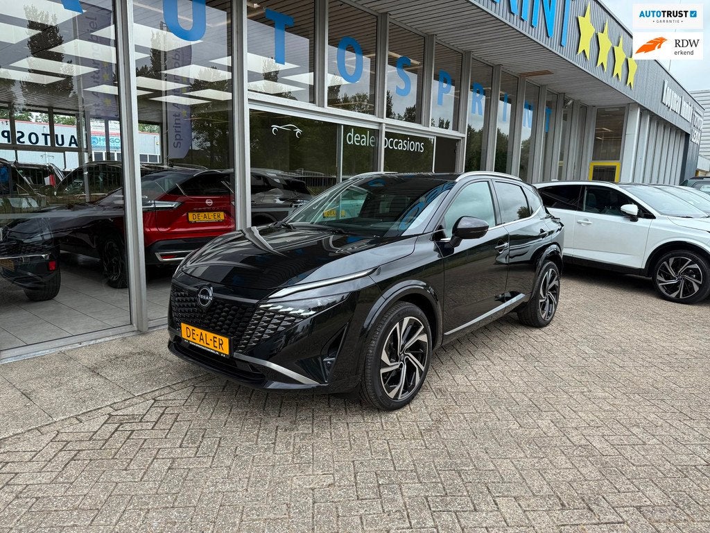Nissan Qashqai 1.3 MHEV Xtronic Tekna Plus 158PK /PANORAMADA, Auto's, Nissan, Bedrijf, Te koop, Qashqai, 360° camera, ABS, Adaptive Cruise Control