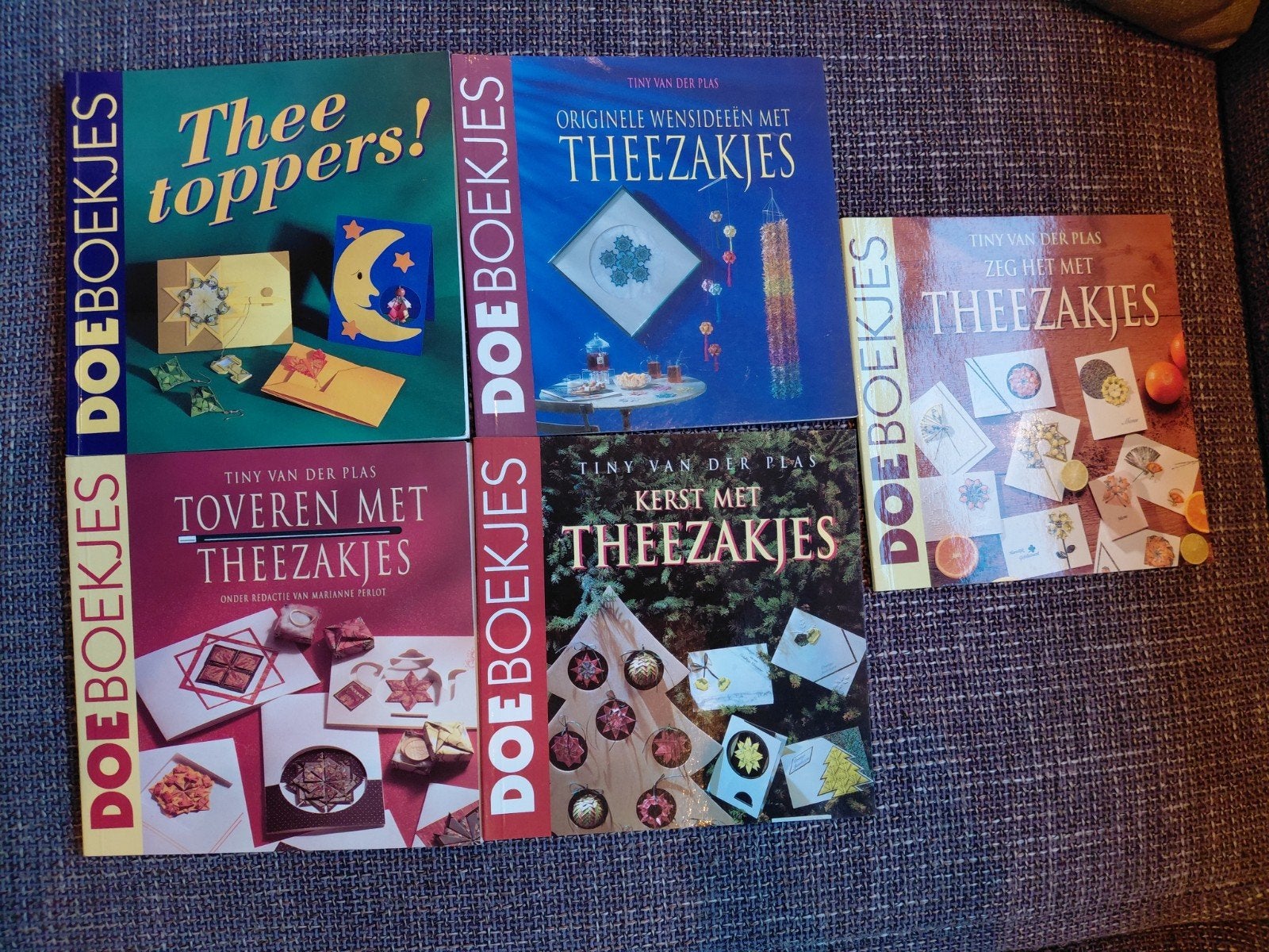 Doeboekjes Tiny van der Plas / theezakjes, Ophalen of Verzenden, Zo goed als nieuw, Boek of Catalogus