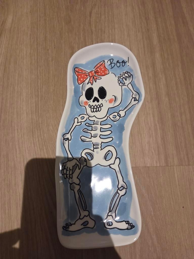 Blond amsterdam skelet halloween, Ophalen, Zo goed als nieuw, Aardewerk, Blond Amsterdam