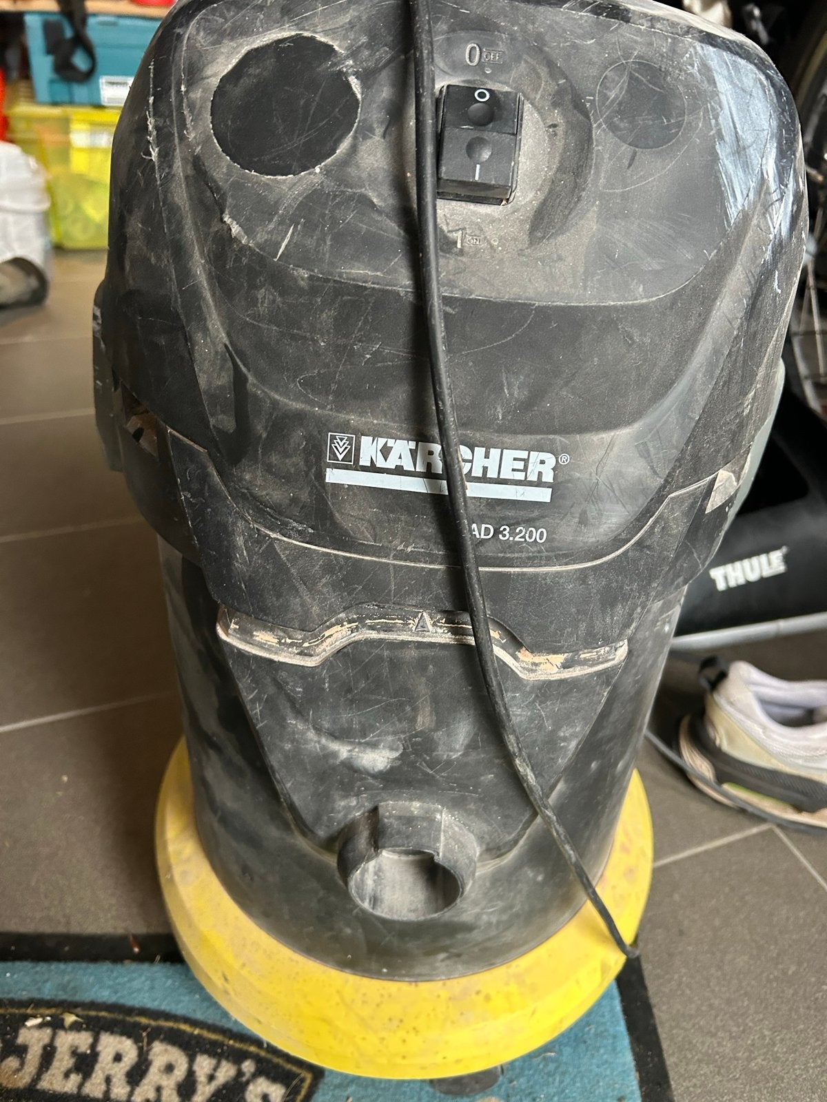 Kärcher AD 3.200 As- en droogzuiger, Gebruikt, Kärcher, Ophalen of Verzenden, Industriële stofzuiger