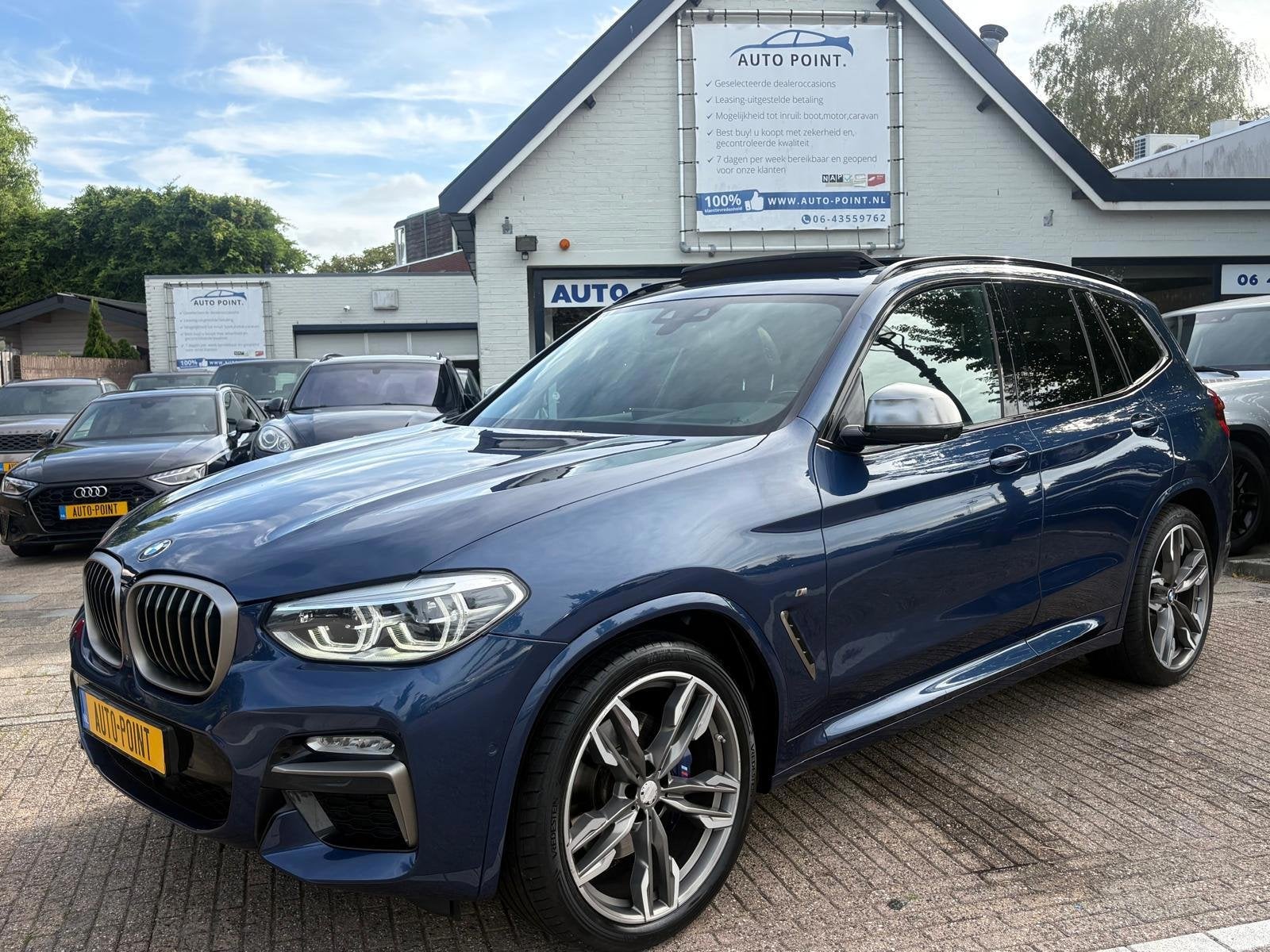 BMW X3 M40I 360PK/4WD/PANO/CARPLAY/HUD/DEALER-ONDERHOUDEN, Automaat, Dealer onderhouden, Gebruikt, Zwart