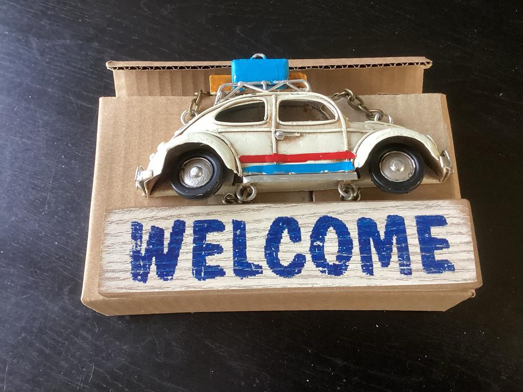 Deurhanger Welcome met blikken VW KEVER, Ophalen of Verzenden, Nieuw