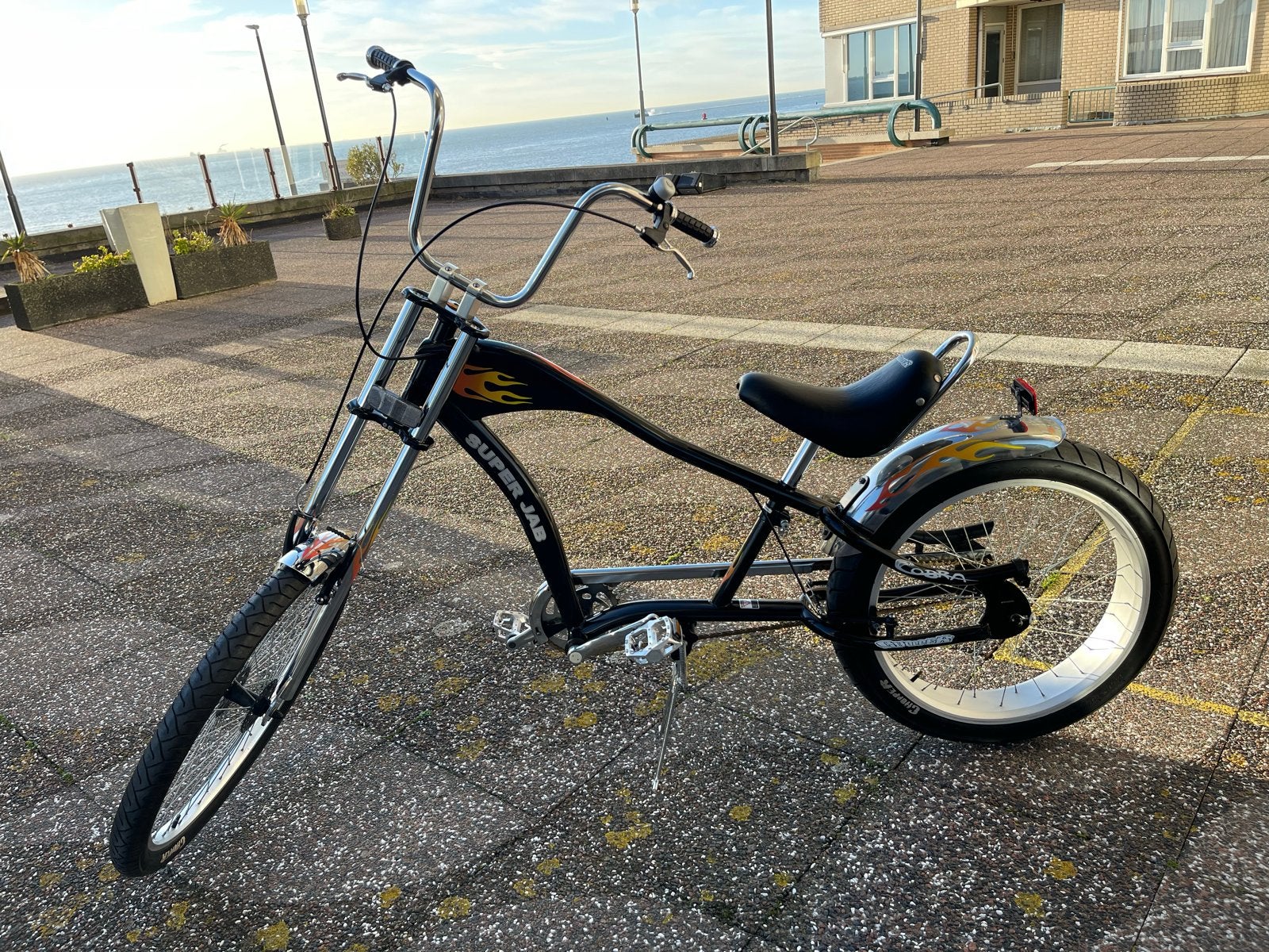 Super JAB Cobra Chopper Fiets – Unieke Cruiser – Zeer Goede, Terugtraprem, Minder dan 49 cm, Zo goed als nieuw, Ophalen