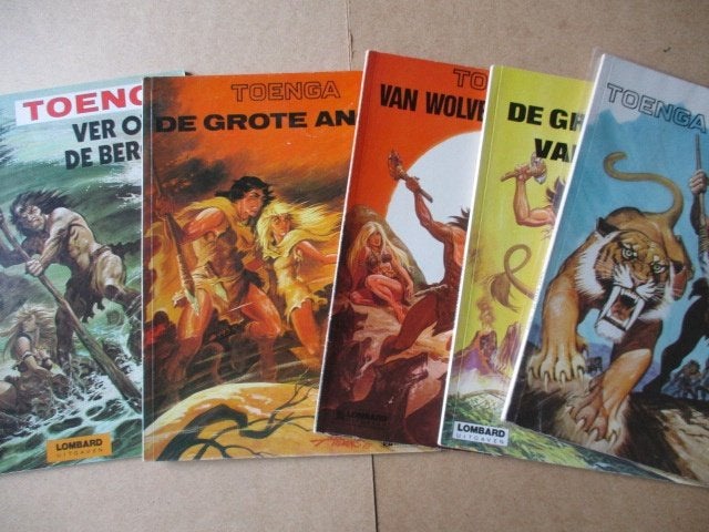 w0294 toenga 25x, Boeken, Stripboeken, Meerdere stripboeken, Ophalen, Gelezen