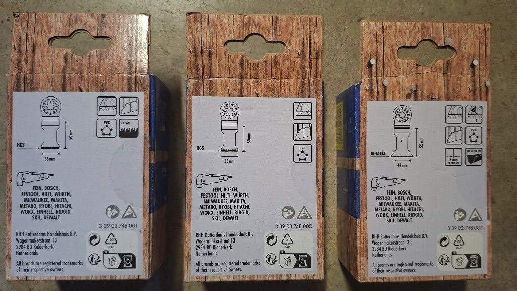 Partij Eblades Fein multi tool zaagjes starlock aansluiting, ., Nieuw, Ophalen of Verzenden, .