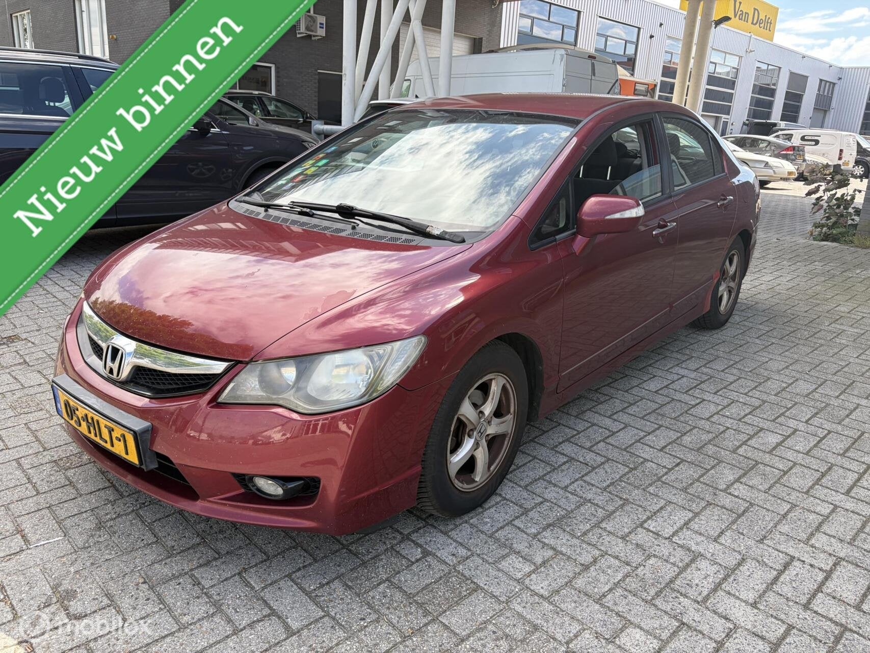 Honda Civic 1.3 Hybrid/ EXPORT/AIRCO/CRUISE/AUTOMAAT, Auto's, Stof, Gebruikt, 4 cilinders, 116 pk