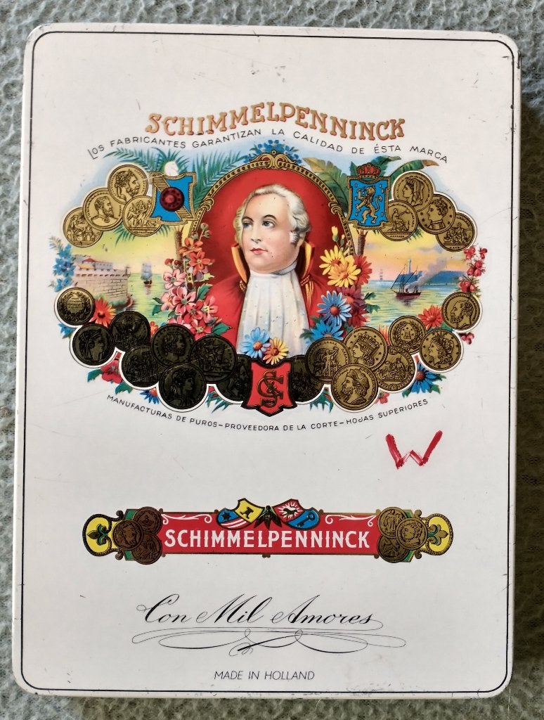 Schimmelpenninck Con Mil Amores Sigarendoos, Verzenden, Gebruikt, Tabaksdoos of Verpakking