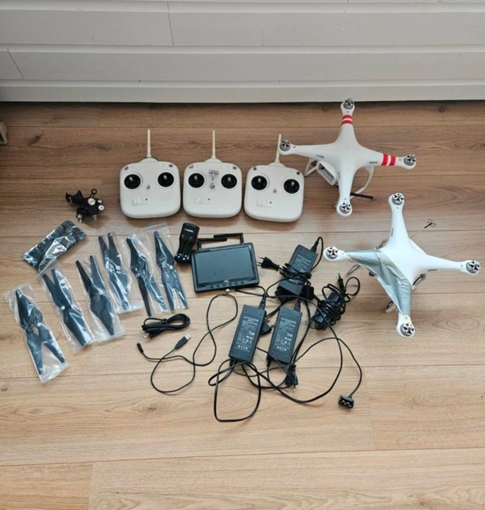 DJI Phantom 2 of 3 drone met veel extra's, Ophalen