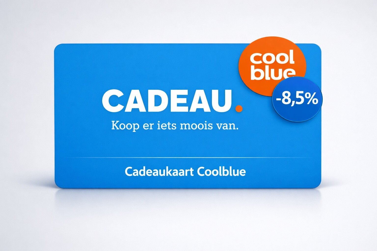 Cadeaubon van Coolblue twv € 150,-, Eén persoon, Cadeaubon