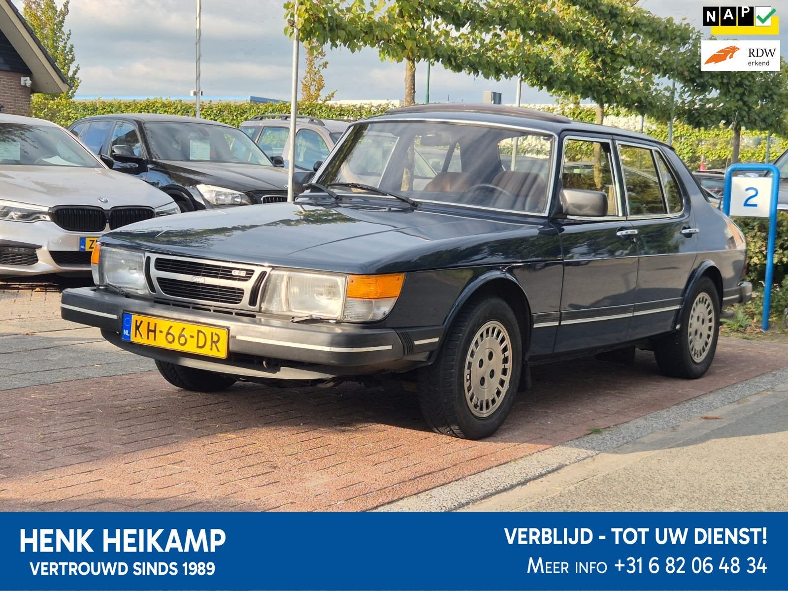 Saab 900 2.0 GLE * EEN AUTO MET CHARME/ IN GOEDE CONDITIE, Auto's, Saab, Gebruikt, 4 cilinders, Blauw, Origineel Nederlands
