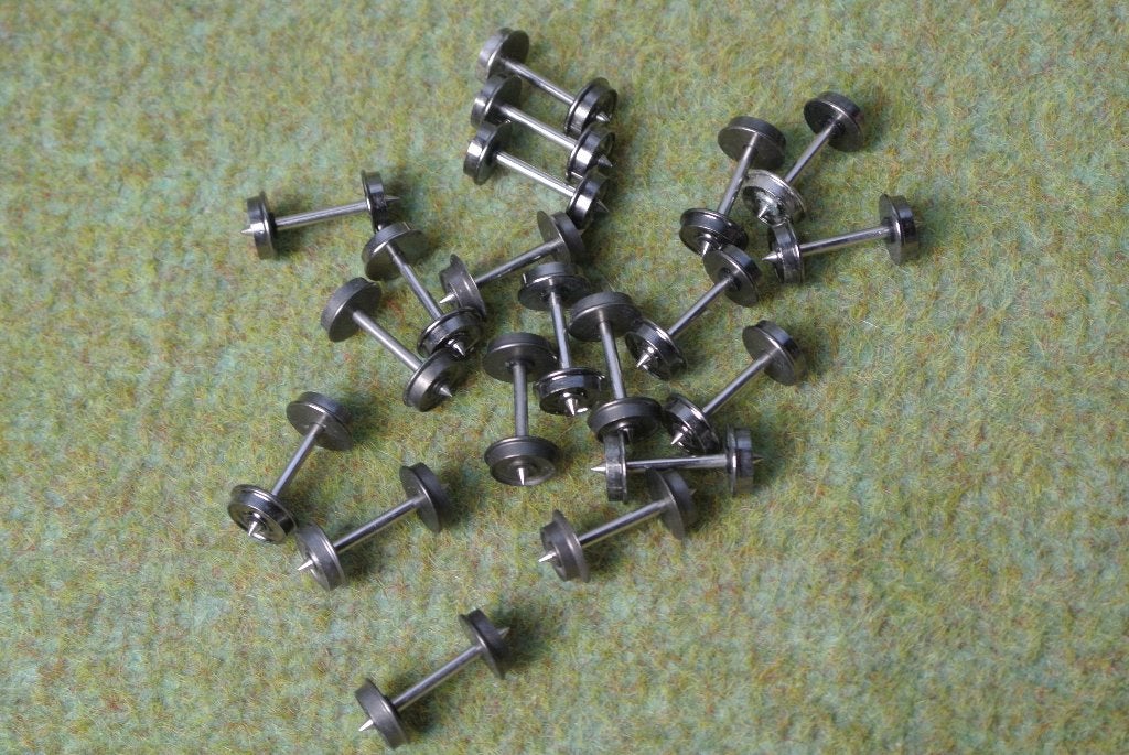 Marklin 20 x wisselstroom wielen 700500, Wisselstroom, Wagon, Ophalen of Verzenden, Zo goed als nieuw