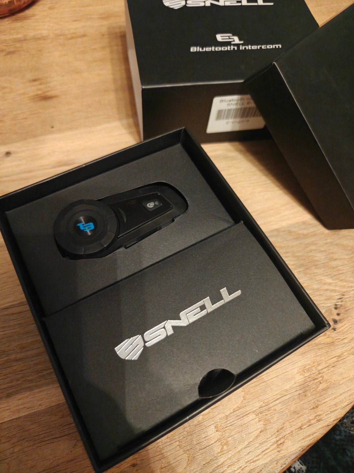 Snell E1 Bluetooth Intercom voor motorhelm, Ophalen, Zo goed als nieuw