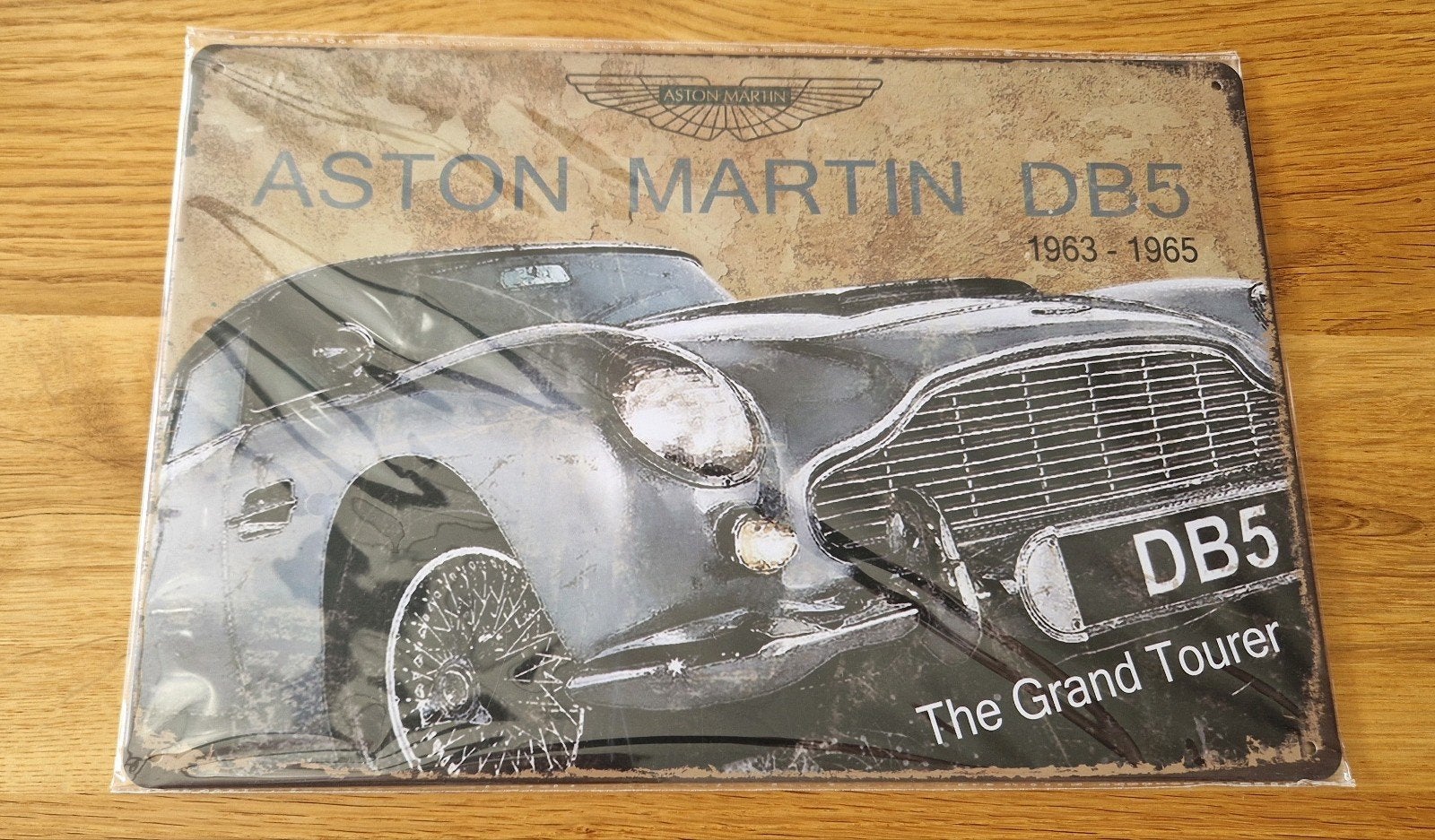 Metalen bord Aston Martin DB5 1963-1965 Tin plate mancave, Ophalen of Verzenden, Nieuw