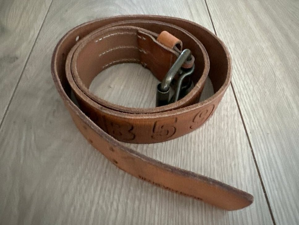 Bruine lederen riem 85 cm van Cowboysbag, Kleding | Dames, 80 tot 90 cm, Echt leder, Heupriem, Ophalen of Verzenden