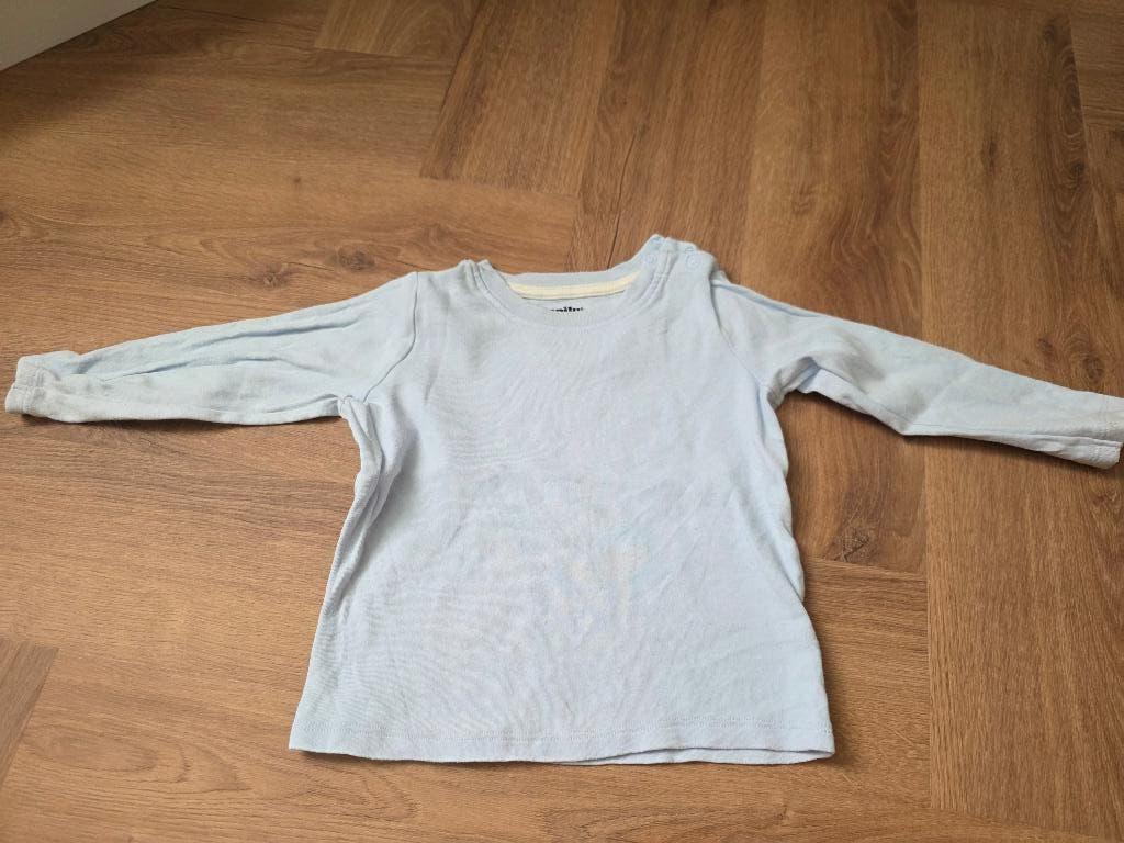 Licht blauw shirt met lange mouwen van Lupilu maat 86/92, Kinderen en Baby's, Babykleding | Maat 86, Gebruikt, Ophalen of Verzenden